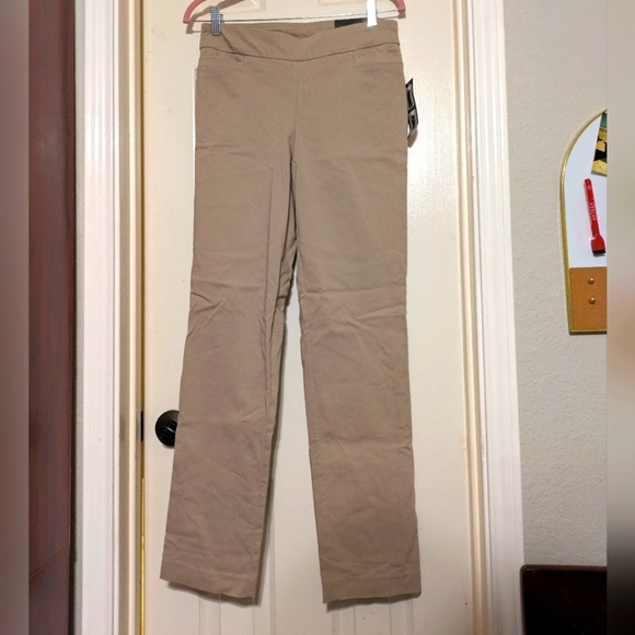 Kim Rogers Khaki Pants Size 4 - Picture 1 of 4